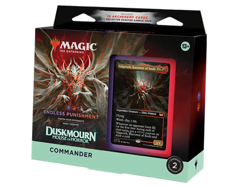 MTG Duskmourn Commander Deck Endless Punishment - Magic: The Gathering Sealed