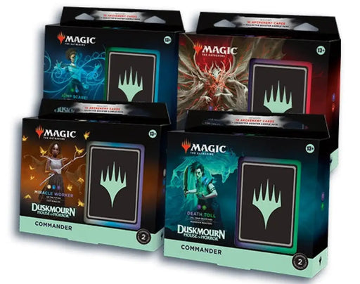 MTG Duskmourn Commander Deck Set of 4 - Magic: The Gathering Sealed