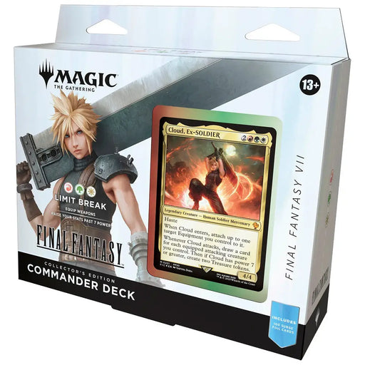 MTG Final Fantasy Limit Break Commander Deck Collector’s Edition - Magic: The Gathering Sealed
