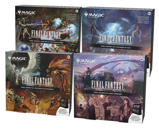 MTG Final Fantasy Scene Box Set of 4 - Magic: The Gathering Sealed