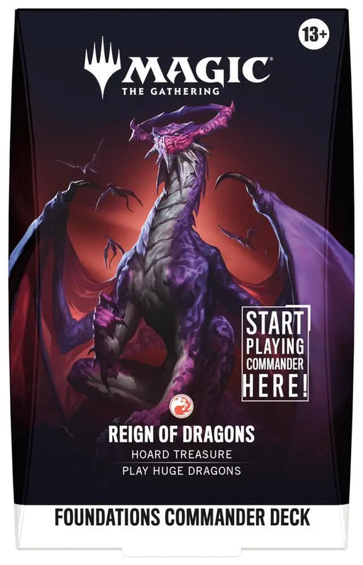 Foundations Commander Deck Reign of Dragons (EN) (2026-10-02) - Magic: The Gathering Sealed