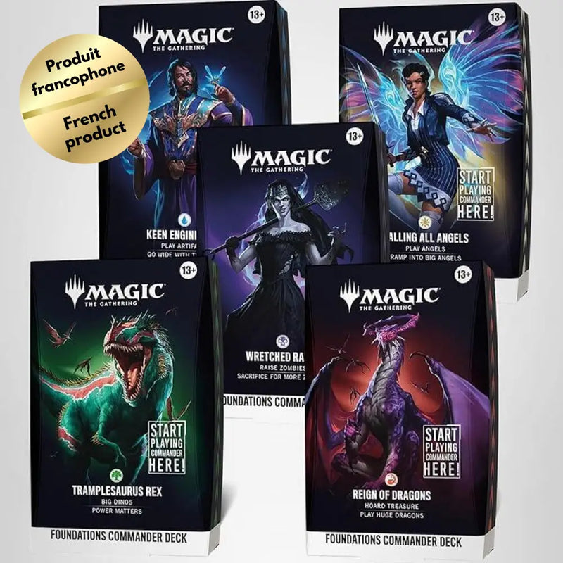 Foundations Commander Decks Ensemble de 5 (FR) (2026-10-02) - Magic: The Gathering Sealed