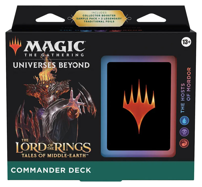 MTG Lord of the Rings Commander The Hosts of Mordor - Magic: The Gathering Sealed