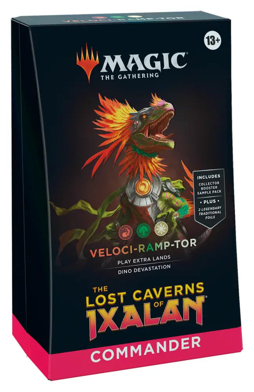 MTG Lost Caverns of Ixalan Commander Deck Veloci-Ramp-Tor - Magic: The Gathering Sealed