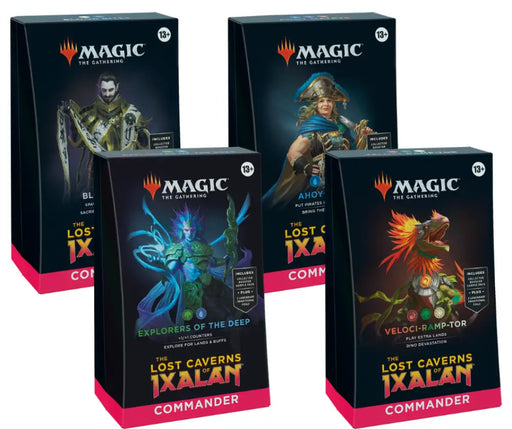 MTG Lost Caverns of Ixalan Commander Set of 4 - Magic: The Gathering Sealed