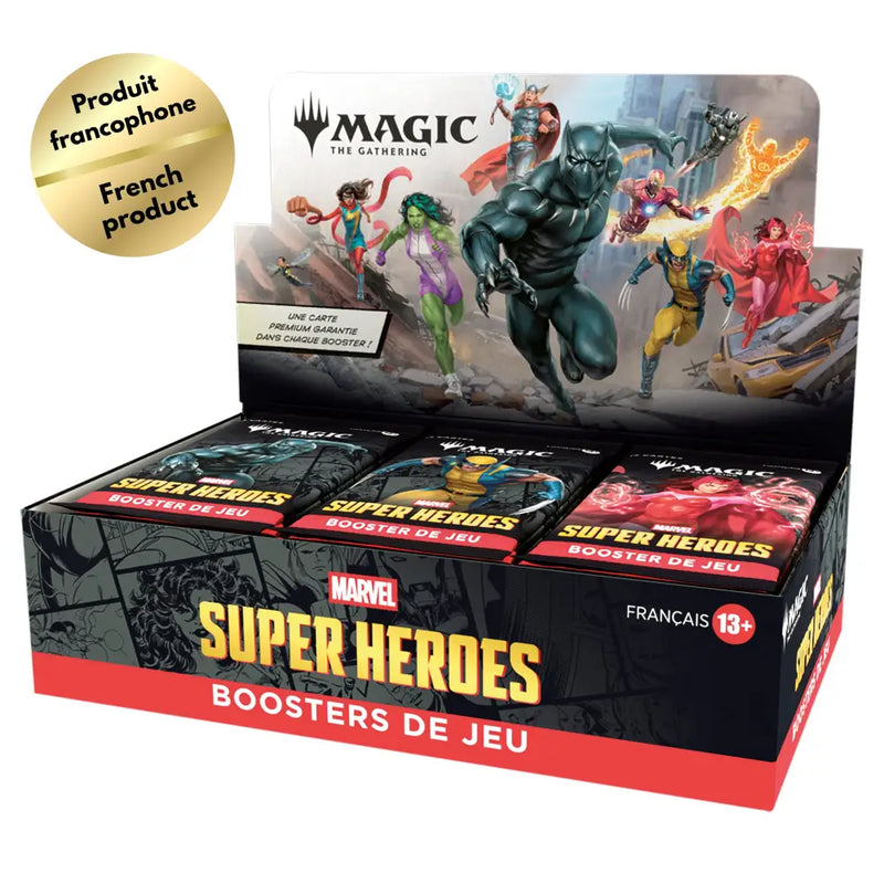 MTG Marvel Super Heroes Boîte de Boosters de Jeu (FR) (2026-06-18) - Magic: The Gathering Sealed
