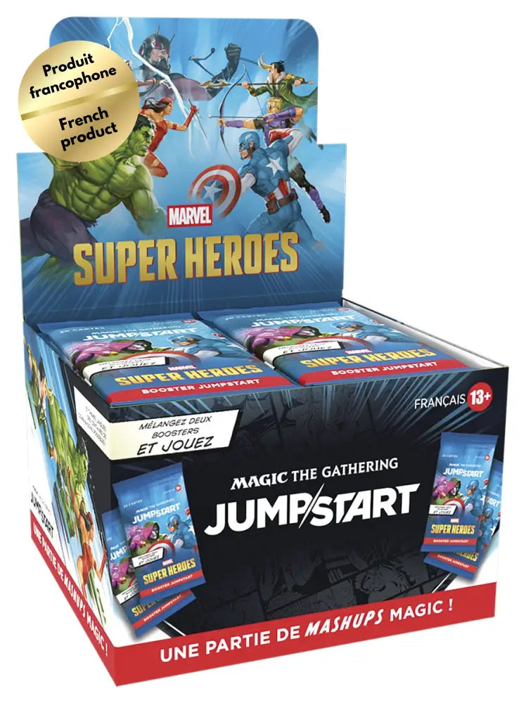 MTG Marvel Super Heroes Boîte de Boosters Jumpstart (FR) (2026-06-18) - Magic: The Gathering Sealed