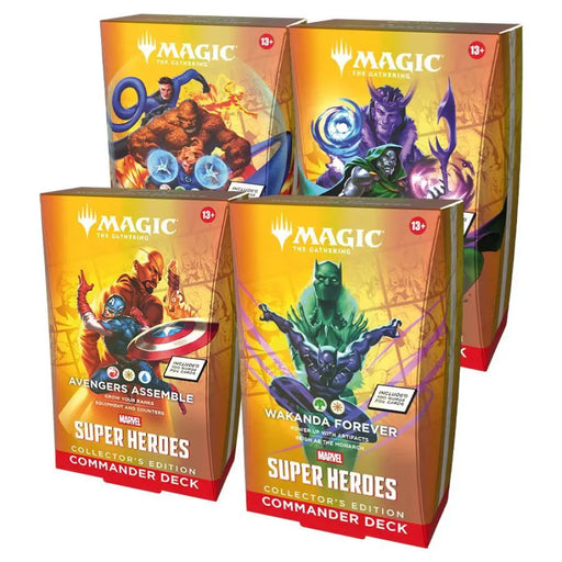 MTG Marvel Super Heroes Commander Deck Case Collectors Edition - Magic: The Gathering Sealed