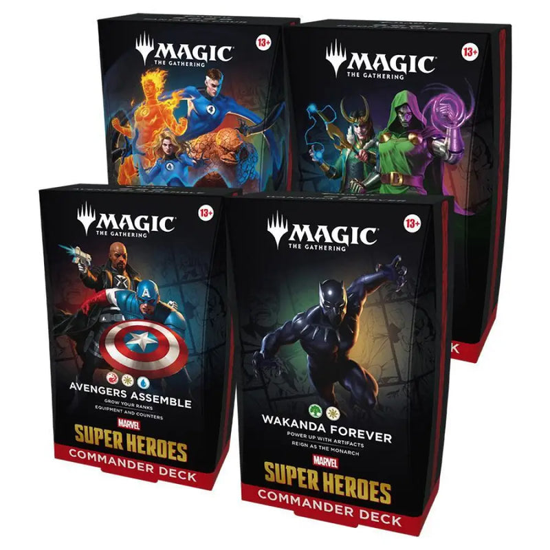 MTG Marvel Super Heroes Commander Deck Case - Magic: The Gathering Sealed