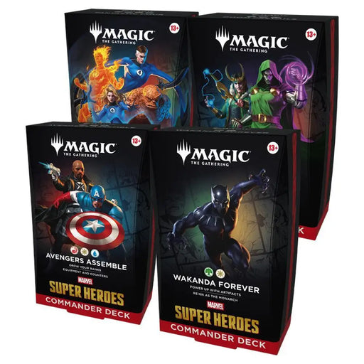 MTG Marvel Super Heroes Commander Deck Case - Magic: The Gathering Sealed