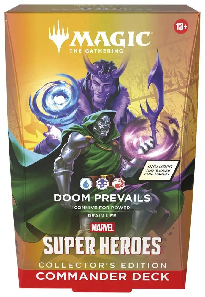 MTG Marvel Super Heroes Commander Deck Doom Prevails Collectors Edition - Magic: The Gathering Sealed