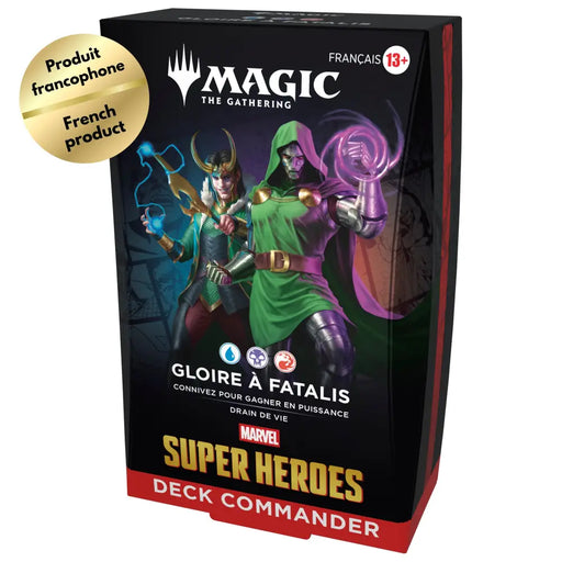 MTG Marvel Super Heroes Deck Commander Gloire à Fatalis (FR) (2026-06-19) - Magic: The Gathering Sealed