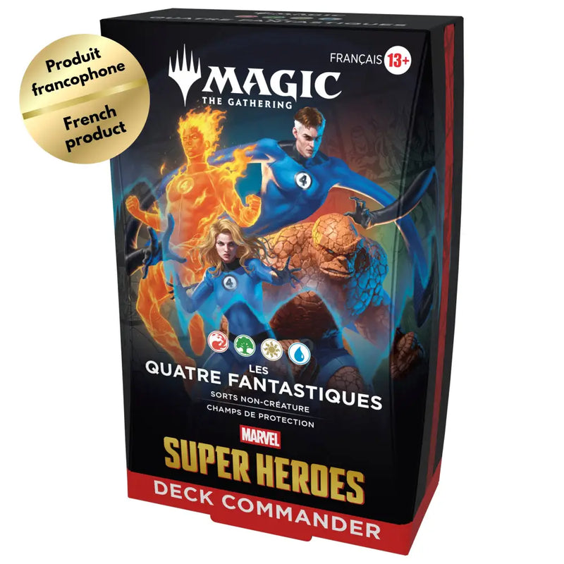 MTG Marvel Super Heroes Deck Commander Les Quatre Fantastiques (FR) (2026-06-19) - Magic: The Gathering Sealed