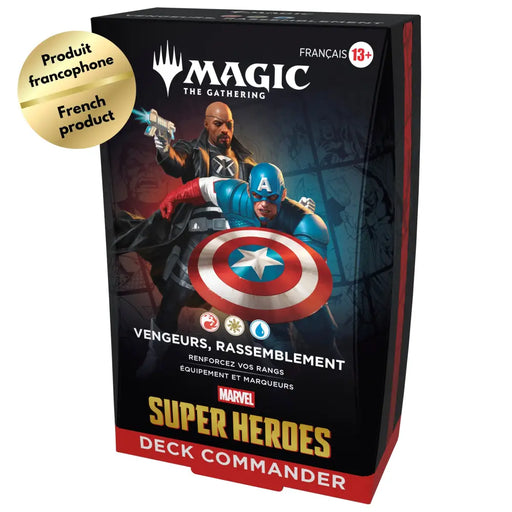 MTG Marvel Super Heroes Deck Commander Vengeurs Rassemblement (FR) (2026-06-19) - Magic: The Gathering Sealed