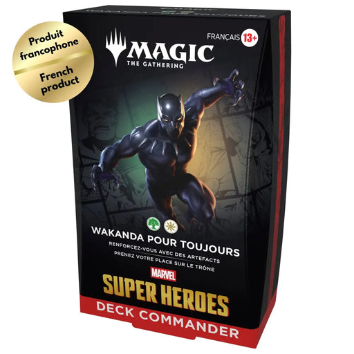 MTG Marvel Super Heroes Deck Commander Wakanda Pour Toujours (FR) (2026-06-19) - Magic: The Gathering Sealed