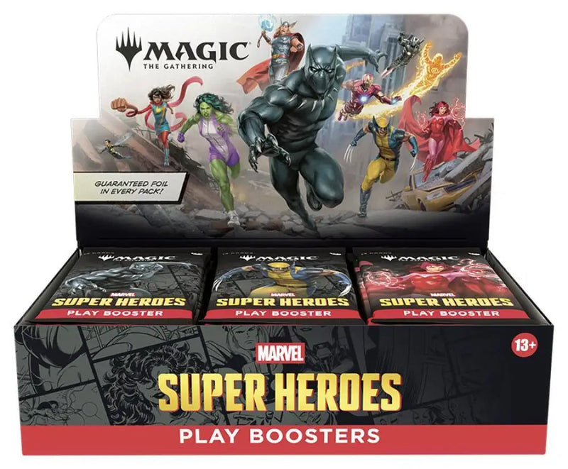 MTG Marvel Super Heroes Play Booster Display (2026-06-19) - Magic: The Gathering Sealed