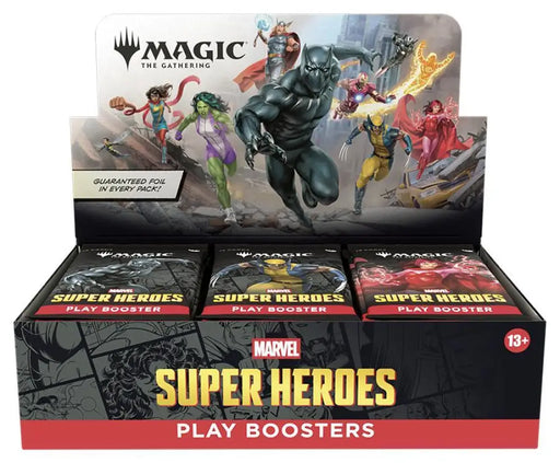 MTG Marvel Super Heroes Play Booster Display (2026-06-19) - Magic: The Gathering Sealed