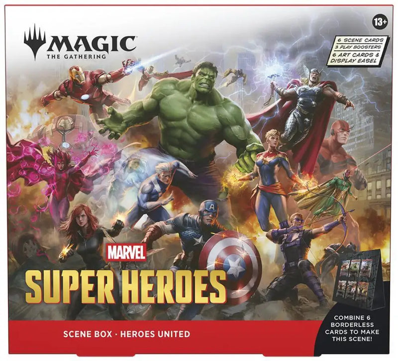 MTG Marvel Super Heroes Scene Box Heroes United - Magic: The Gathering Sealed