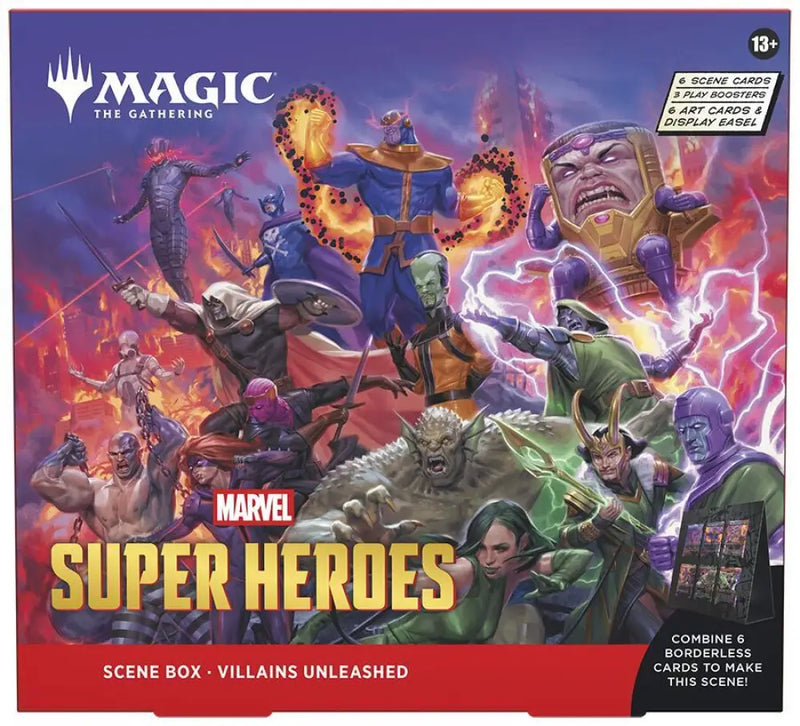 MTG Marvel Super Heroes Scene Box Villains Unleashed - Magic: The Gathering Sealed