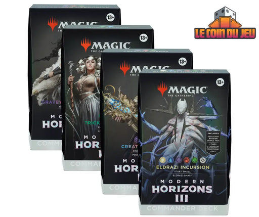 MTG Modern Horizons 3 Commander Deck Set of 4 - Magic: The Gathering Sealed
