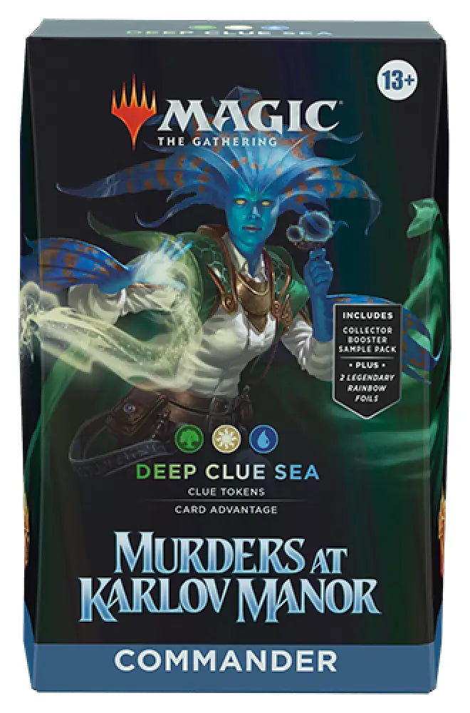 MTG Murders at Karlov Manor Deep Clue Sea Commander Deck - Magic: The Gathering Sealed
