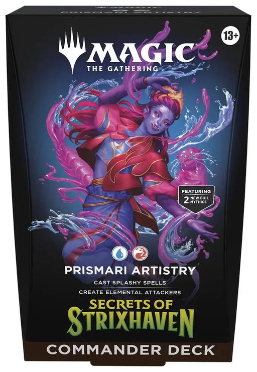MTG Secrets of Strixhaven Commander Deck Prismari Artistry - Magic: The Gathering Sealed