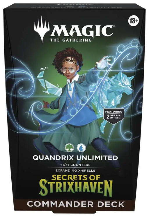 MTG Secrets of Strixhaven Commander Deck Quandrix Unlimited - Magic: The Gathering Sealed