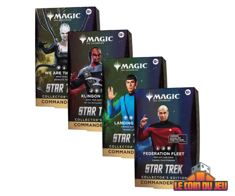 MTG Star Trek Commander Deck Collectors Edition Case of 4 (2026-11-06) - Magic: The Gathering Sealed