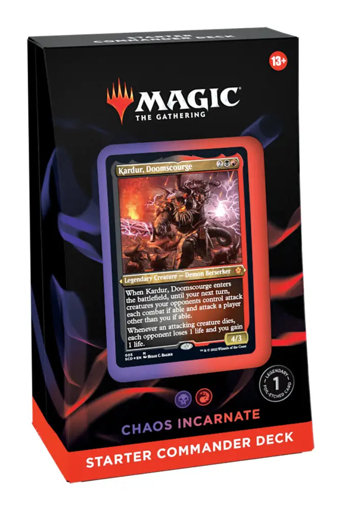 MTG Starter Commander Deck Chaos Incarnate - Magic: The Gathering Sealed