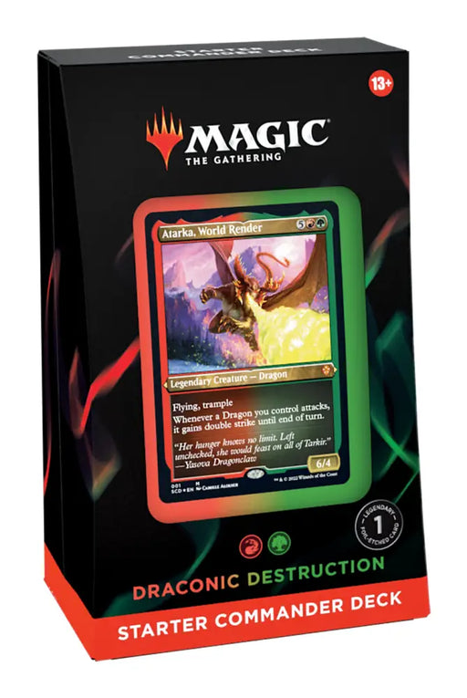 MTG Starter Commander Deck Draconic Destruction - Magic: The Gathering Sealed