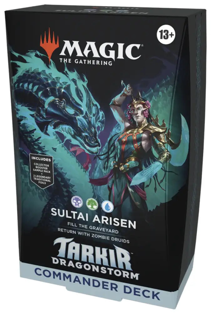 MTG Tarkir Dragonstorm Commander Deck Sultai Arisen - Magic: The Gathering Sealed