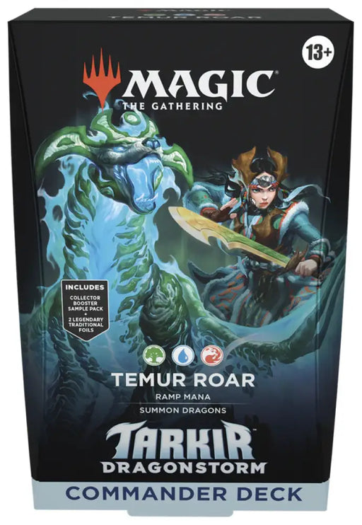 MTG Tarkir Dragonstorm Temur Roar Commander Deck - Magic: The Gathering Sealed