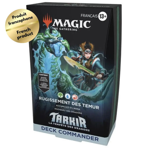 MTG Tarkir Tempête des Dragons Deck Commander Rugissement des Temur (FR) - Magic: The Gathering Sealed