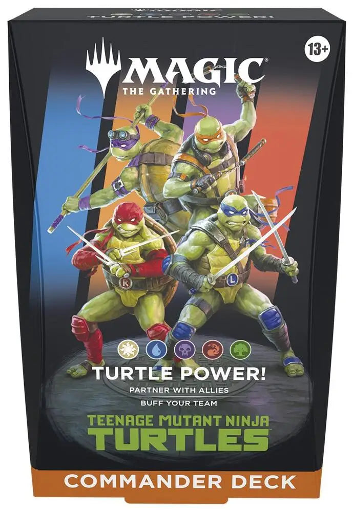 MTG Teenage Mutant Ninja Turtles Commander Deck Turtle Power - Magic: The Gathering Sealed