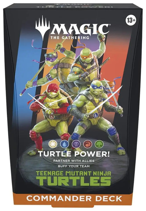 MTG Teenage Mutant Ninja Turtles Commander Deck Turtle Power - Magic: The Gathering Sealed