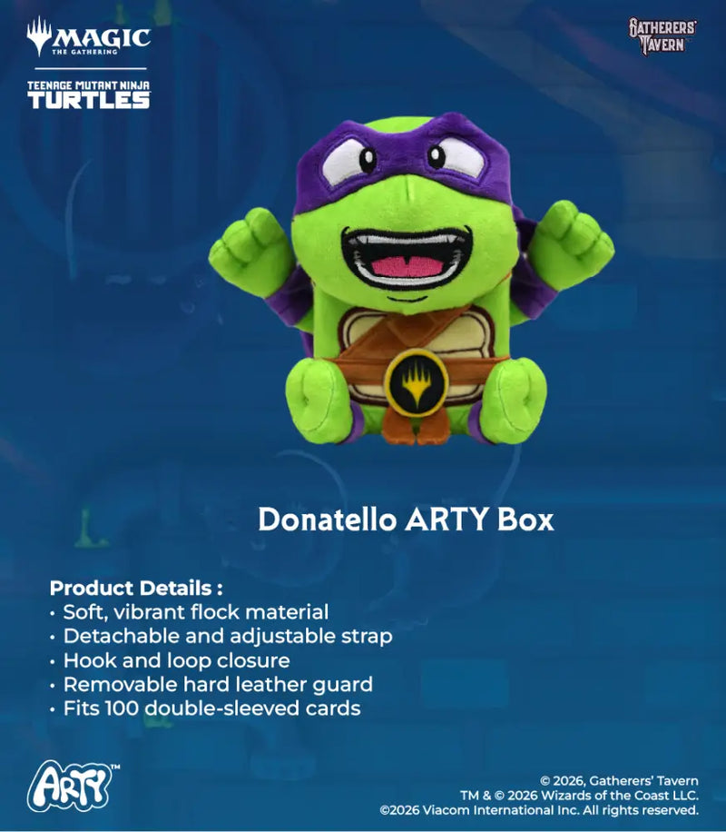MTG Teenage Mutant Ninja Turtles - Gatherers Tavern Donatello Arty Box - Magic: The Gathering Sealed