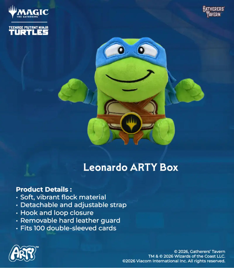 MTG Teenage Mutant Ninja Turtles - Gatherers Tavern Leonardo Arty Box - Magic: The Gathering Sealed