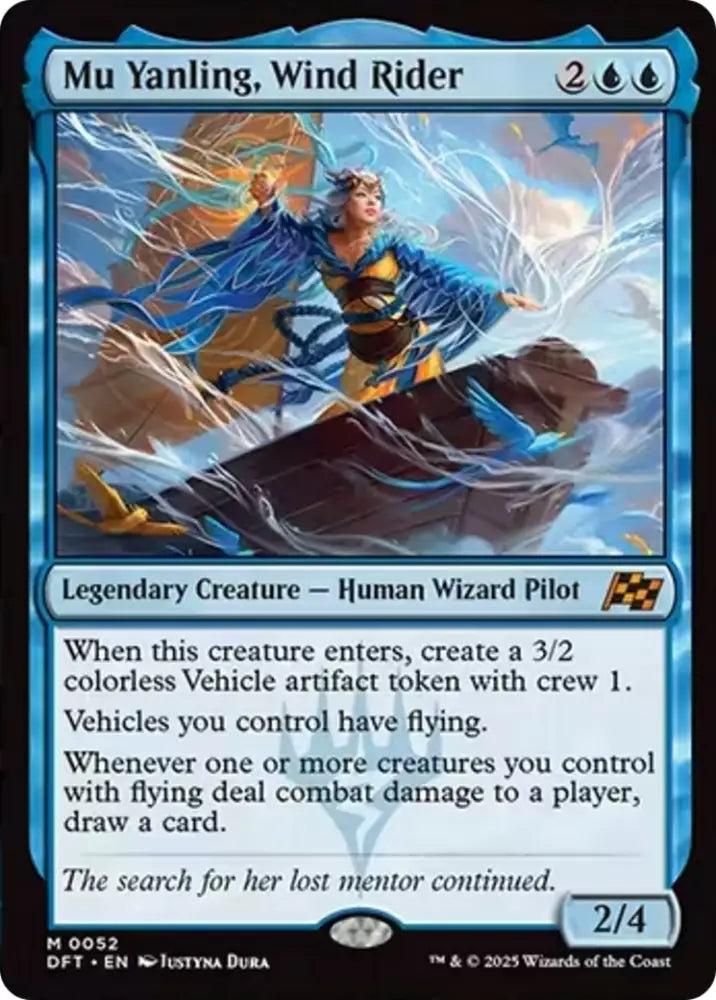 Mu Yanling Wind Rider [Aetherdrift] - MTG Single