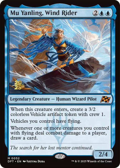 Mu Yanling Wind Rider [Aetherdrift Prerelease Promos] - MTG Single