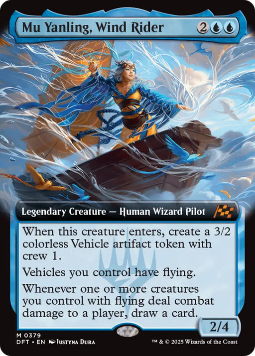 Mu Yanling Wind Rider (Extended Art) [Aetherdrift] - MTG Single
