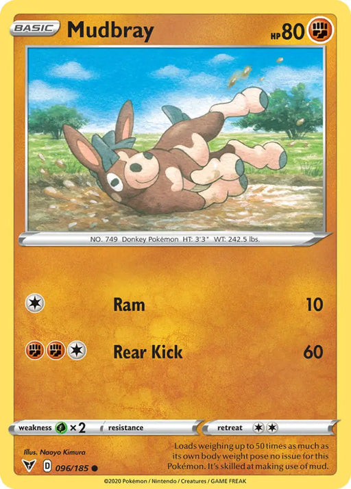 Mudbray (096/185) [Sword & Shield: Vivid Voltage] - Pokemon Single