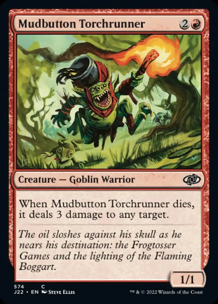 Mudbutton Torchrunner [Jumpstart 2022] - MTG Single