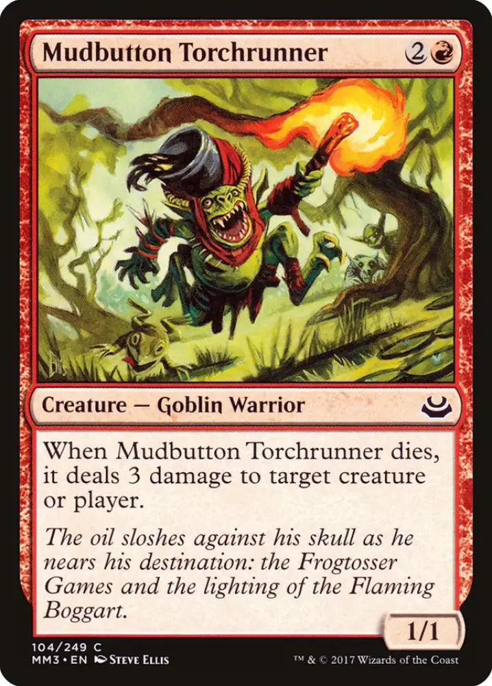 Mudbutton Torchrunner [Modern Masters 2017] - MTG Single
