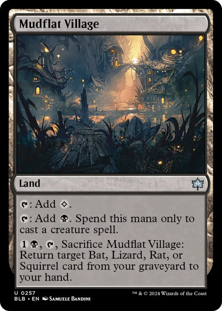 Mudflat Village [Bloomburrow] - MTG Single