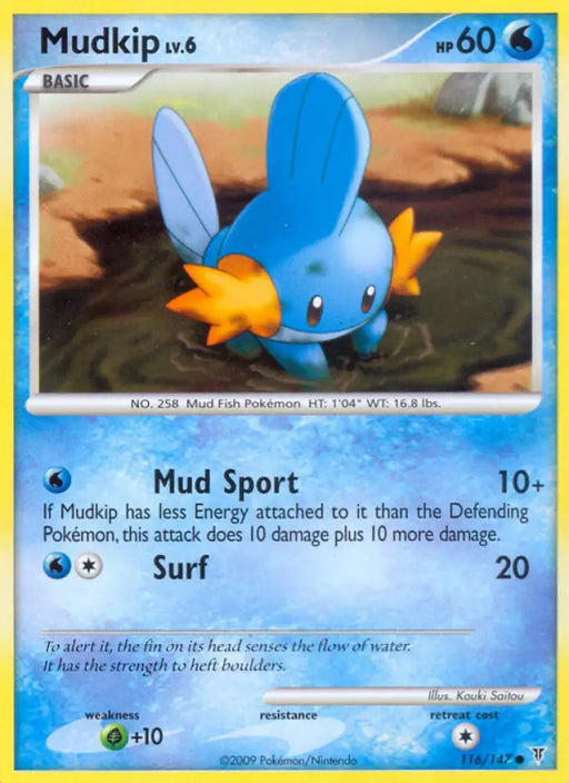 Mudkip (116/147) [Platinum: Supreme Victors] - Pokemon Single