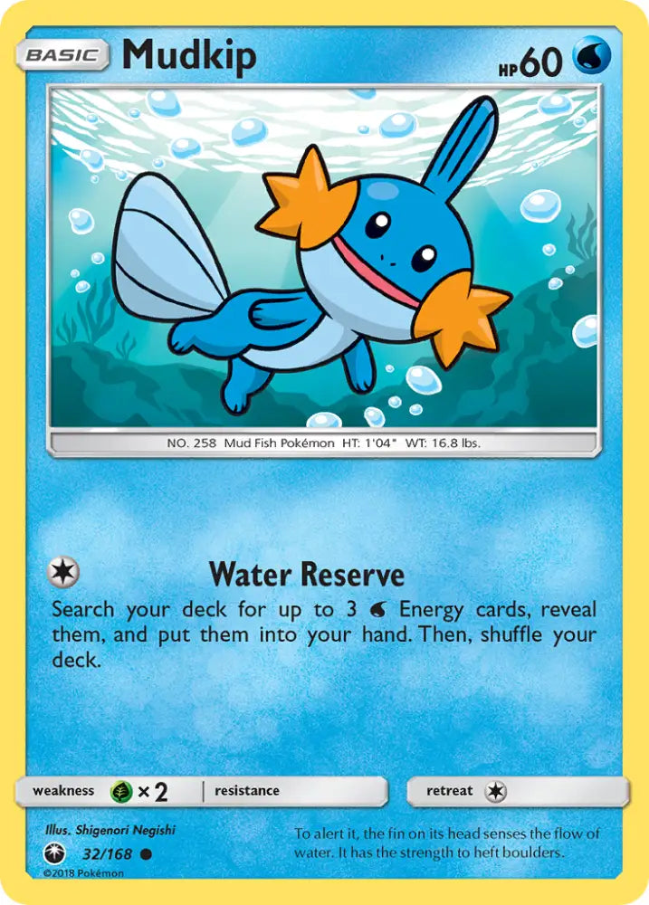 Mudkip (32/168) [Sun & Moon: Celestial Storm] - Pokemon Single