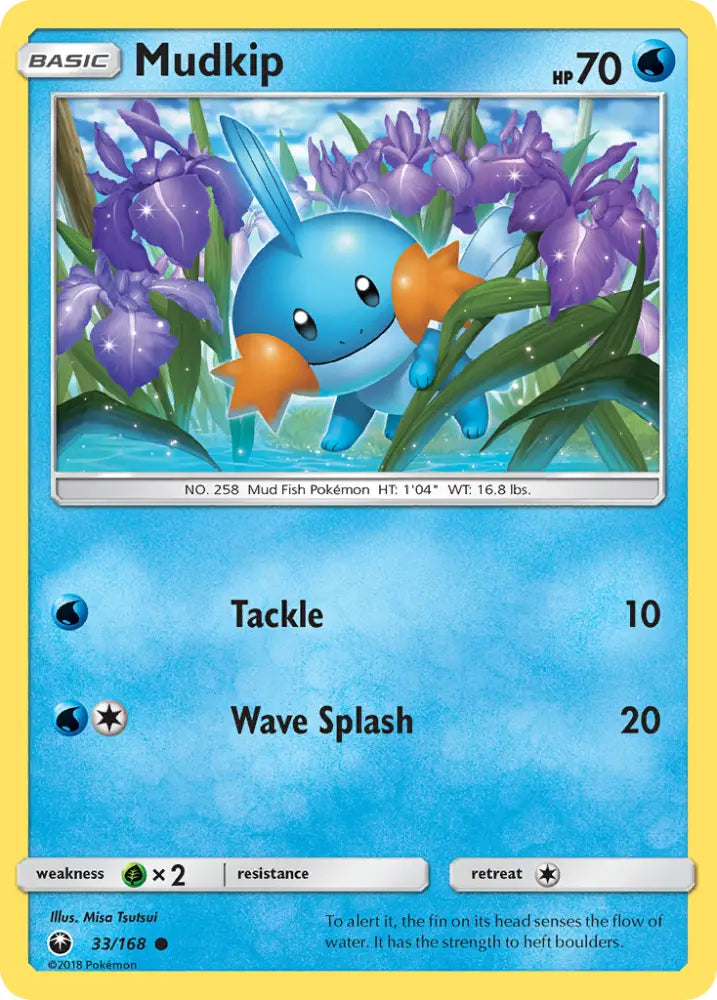 Mudkip (33/168) [Sun & Moon: Celestial Storm] - Pokemon Single