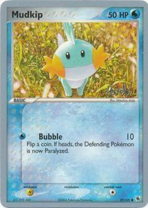 Mudkip (59/109) (Rocky Beach - Reed Weichler) [World Championships 2004] - Pokemon Single