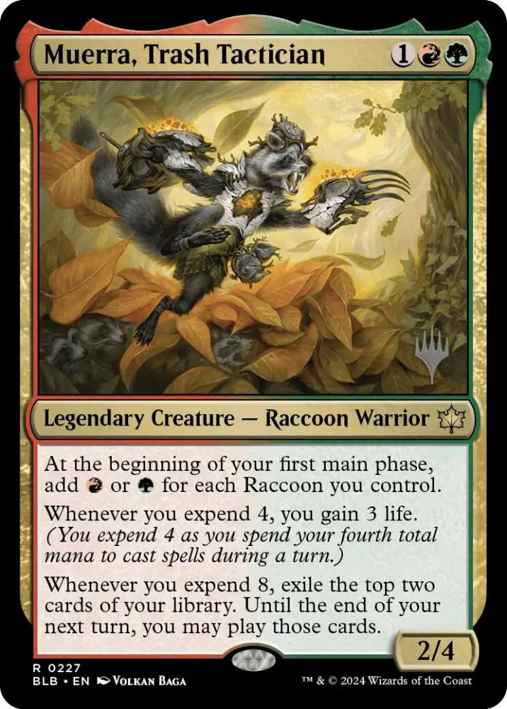 Muerra Trash Tactician (Promo Pack) [Bloomburrow Promos] - MTG Single