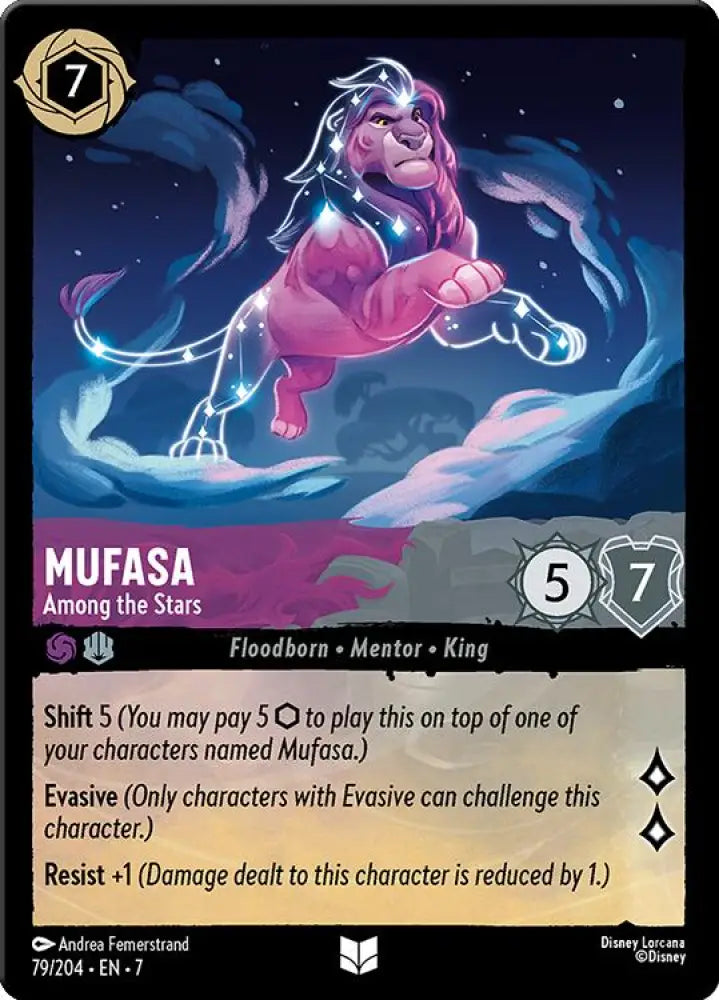 Mufasa - Among the Stars (79/204) [Archazia’s Island] - Lorcana Single